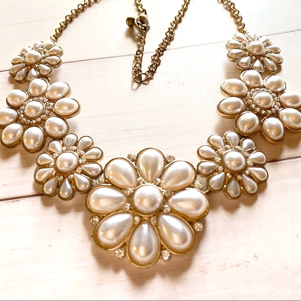 Faux Pearl Necklace - Picture 4 of 8
